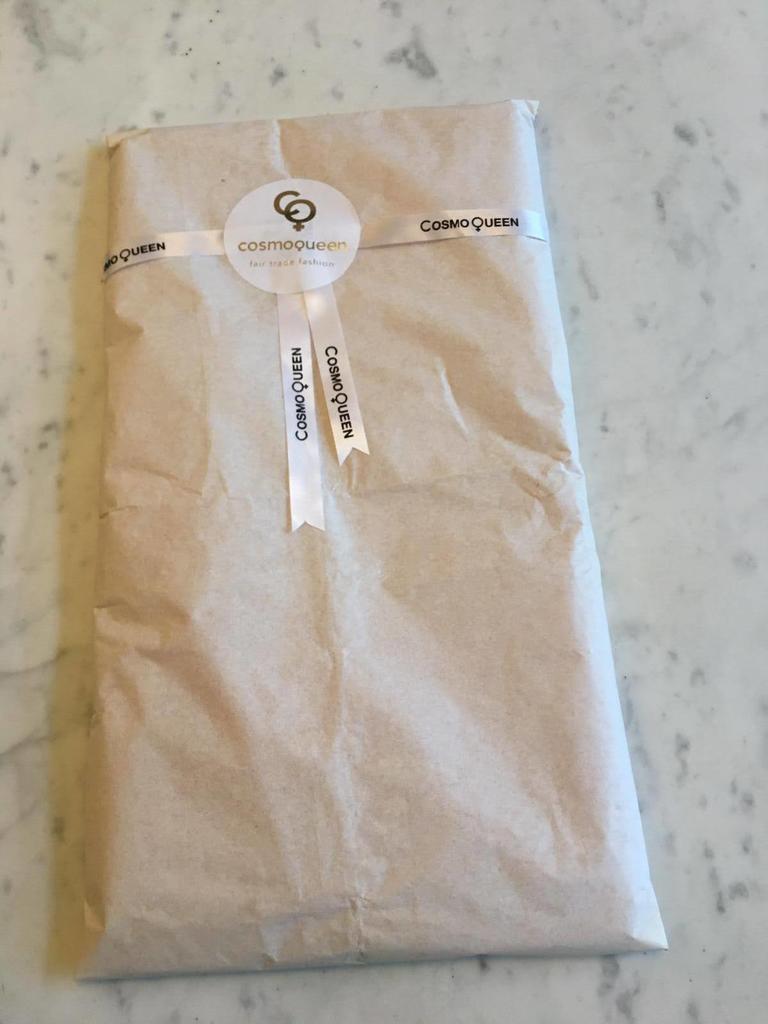 Op deze manier worden onze handgeweven Leisure Towels verpakt en verzonden